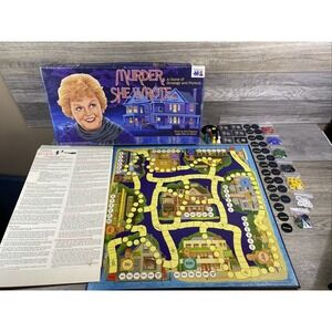VTG 1985 Murder She Wrote Board Game Warren #3130-125 Incomplete